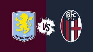 CHAMPIONS LEAGUE Aston Villa vs Bologna live stream watch along w AVFCStatto [upl. by Anaitit671]