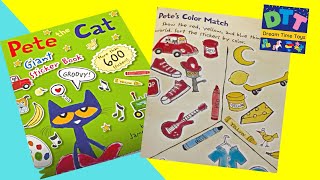 Learn Shapes and Colors with our Pete the Cat Giant Sticker Book [upl. by Cleveland]