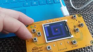 BrainPad Arcade by GHI Electronics for Arcade MakeCode [upl. by Kameko]