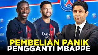 PEMBELIAN PANIK PSG DATANGKAN DUA PEMAIN MAHAL DEMI GANTIKAN POSISI MBAPPE [upl. by Boggs250]