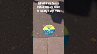 🟢Belfast grand central station opens shortvideo travel fun shortsfeed belfast northernireland [upl. by Siger]