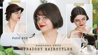 Authentic 1920s Hairstyles For Straight amp Long Hair 👒 Vintage Flapper Hair [upl. by Aihsenat]