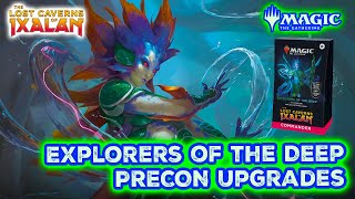 LOST CAVERNS OF IXALAN COMMANDER PRECON UPGRADES  Explorers of the Deep Merfolk Precon [upl. by Ymmot]