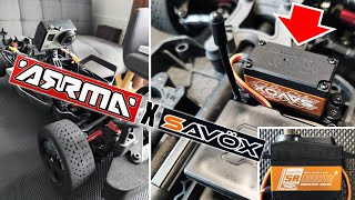 Arrma Infraction meets Savöx  Servo Install and Test [upl. by Mackenzie]