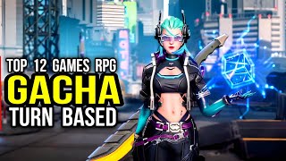 Top 11 Best GACHA TURN BASED Games for android amp iOS  Playable in IDLE game RPG [upl. by Elia239]