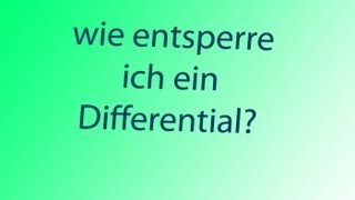 Wie sperre ich ein Differential [upl. by Nadiya]