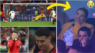 Cristiano Ronaldos mother crying for son missed penalty  Portugal v Slovenia30penalty shootout [upl. by Blanka175]