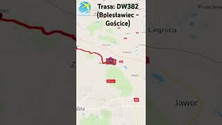 Trasa DW382 Bolesławiec  Gościce [upl. by Poll]