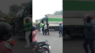 tangerang cipondoh berduka driver wingbok tabrak lari [upl. by Ahsiugal]