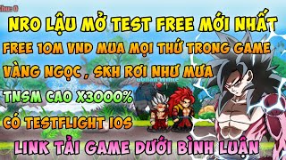 Nro Lậu  Sever Test Free Mới Nhất  Free 10M VND Vàng Ngọc SKH Vô Hạn Shop Vip Free IOS Trực Tếp [upl. by Ataymik]