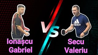 România table tennis 8 Secu Valeriu vs Ionașcu Gabriel [upl. by Ethelbert]