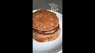 La Mejor Receta de PANCAKES SALUDABLES😍 fácil rápido y delicioso [upl. by Ahsiakal63]