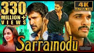 Sarrainodu 4K ULTRA HD Full Hindi Dubbed Movie  Allu Arjun Rakul Preet Singh Catherine Tresa [upl. by Anyaled]