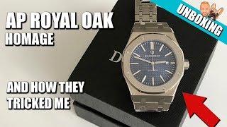 Didun Design Automatic Watch Unboxing amp Initial Impressions  AP Royal Oak Homage  75 [upl. by Flinn]