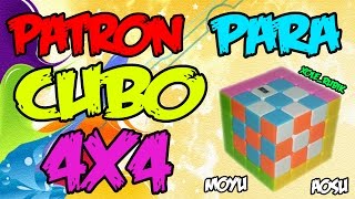 Patrón para cubo 4x4  ajedrez 3x3  patterns algoritmo [upl. by Manly374]