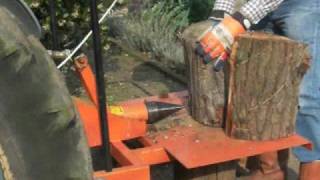 HyCrack Log Splitter in action [upl. by Kiki]