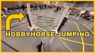 Gopro HYPERVIEW Hobbyhorse Showjumping [upl. by Tower722]