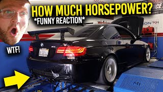 quotStraight pipingquot my BMW E92 M3 Dyno HP Before amp After [upl. by Dao78]