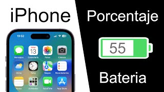 Cómo ver el Porcentaje de Batería en iPhone [upl. by Ramled]