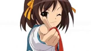 The Melancholy of Haruhi Suzumiya Opening 1 Bouken Desho Desho Full Fan AMV [upl. by Adnerad]