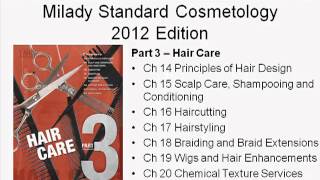 Milady Standard Cosmetology Textbook  2012 Edition [upl. by Occor]