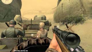 Medal of Honor Allied Assault Breakthrough  Kasserine Pass Part II Part 2 Walkthrough [upl. by Ahseyk]