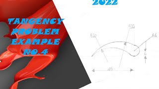 TANGENCY PROBLEM EXAMPLE NUMBER FOUR 4  2022 [upl. by Pytlik]