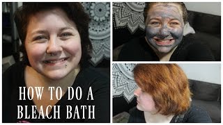 How to Bleach your Hair with Less Damage  Bleach Bath Tutorial [upl. by Esirtal]