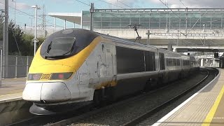 Trains at Ebbsfleet Intl 25915 [upl. by Slater4]