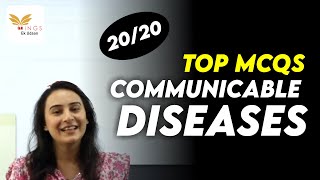 LEC 37  IMPORTANT MCQs ON COMMUNICABLE DISEASE by Yashodhra Maam [upl. by Alah464]