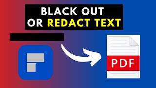 How to Redact or Black Out Text in A PDF using Wondershare PDFelement [upl. by Dina]