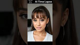 Reverse Aging of Ai Ariana Grande Look Alike shorts arianagrande [upl. by Bobette]