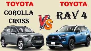 ALL NEW Toyota COROLLA CROSS Vs ALL NEW Toyota RAV 4  Which one do you prefer [upl. by Laen86]