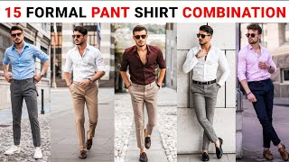 Trendy Formal Outfits  Best Shirt Pant Combination  Fashion Tips 2024 [upl. by Constance]