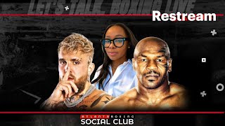 Jasmine K Fight Night Live Stream Paul vs Tyson [upl. by Yelwah]