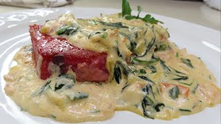 Irresistibles MEDALLONES DE ATUN EN CREMA ¡Receta imperdible [upl. by Grassi12]