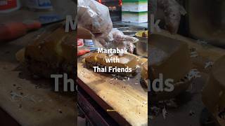 My THAI FRIENDS try MARTABAK for the FIRST TIME shorts martabak [upl. by Notecnirp245]