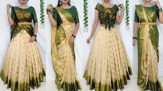 Beautiful Draping Style to look elegantFestival Saree Draping StylesSaree stylesSaundaryaa [upl. by Baggott]