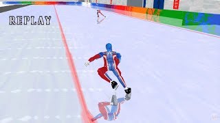 Nagano Winter Olympics 98 PS1 Gameplay HD [upl. by Rialc876]