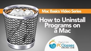 Uninstall A Program On A Mac HOW TO [upl. by Richer360]