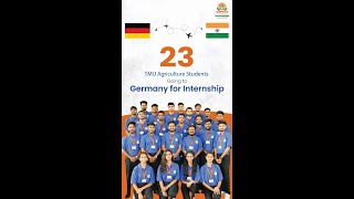 23 TMU Agriculture Students Going to Germany for Internship  TMU Moradabad [upl. by Minta]