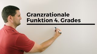 Ganzrationale Funktion 4 Grades aufstellen Beispiel Herleitung Rekonstruktion Modellierung [upl. by Veronique377]