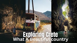 A couples 7 Day Crete Holiday  We visit the most beautiful waterfall Abandoned monastery and more [upl. by Ladew]