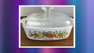 Corning Ware A1B one quart LEchalote Spice of Life Corningware Bake Dish [upl. by Yseulta]