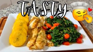 Easy Pan Seared Fish Dinner [upl. by Glennon827]