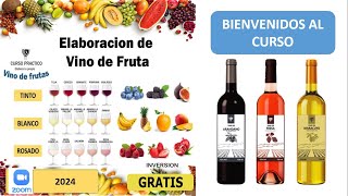 TALLER VINO DE FRUTAS GRATUITO [upl. by Ikoek578]