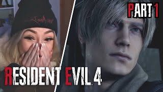 RESIDENT EVIL 4 REMAKE FIRST PLAYTHROUGH  PART 1 [upl. by Blondelle]