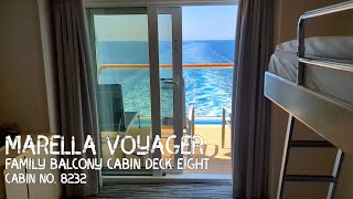 Marella Voyager  Family Balcony Cabin Deck Eight Cabin no8232 [upl. by Bat]