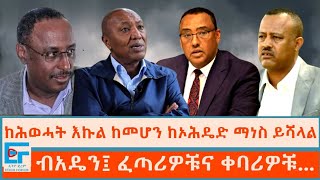 ከሕወሓት እኩል ከመሆን ከኦሕዴድ ማነስ ይሻላል ፤ ብአዴን፤ ፈጣሪዎቹና ቀባሪዎቹETHIO FORUM [upl. by Akinnej513]