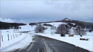 2013 03 19 La route entre le Gerbier de Jonc et Lachamp Raphaël [upl. by Nitz923]